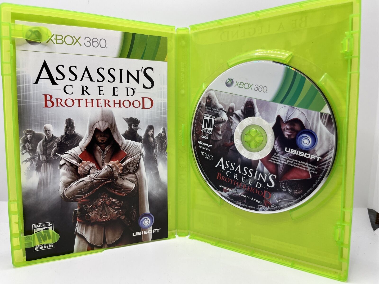 Assassin's Creed: Brotherhood (Xbox 360) CIB. TESTED. NEW CASE. RESEALED.