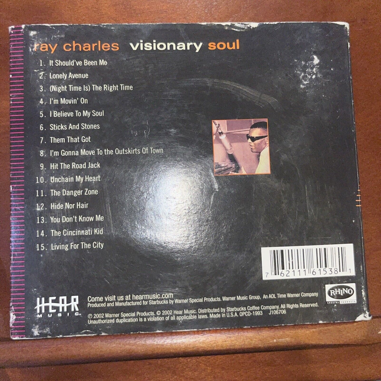 Ray Charles Visionary Soul 2002 Soul Original CD Rhino Records
