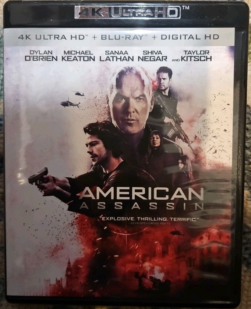 American Assassin (Ultra HD + Bluray) No Digital Download. New Sealed