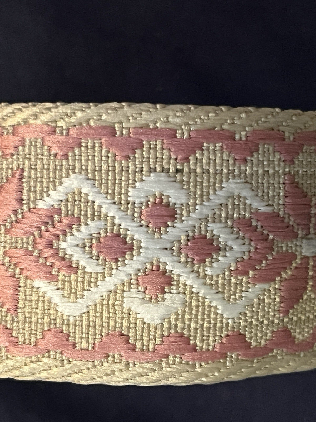 Ethnic Floral Webbing 3 Yards 1.5 Inches New