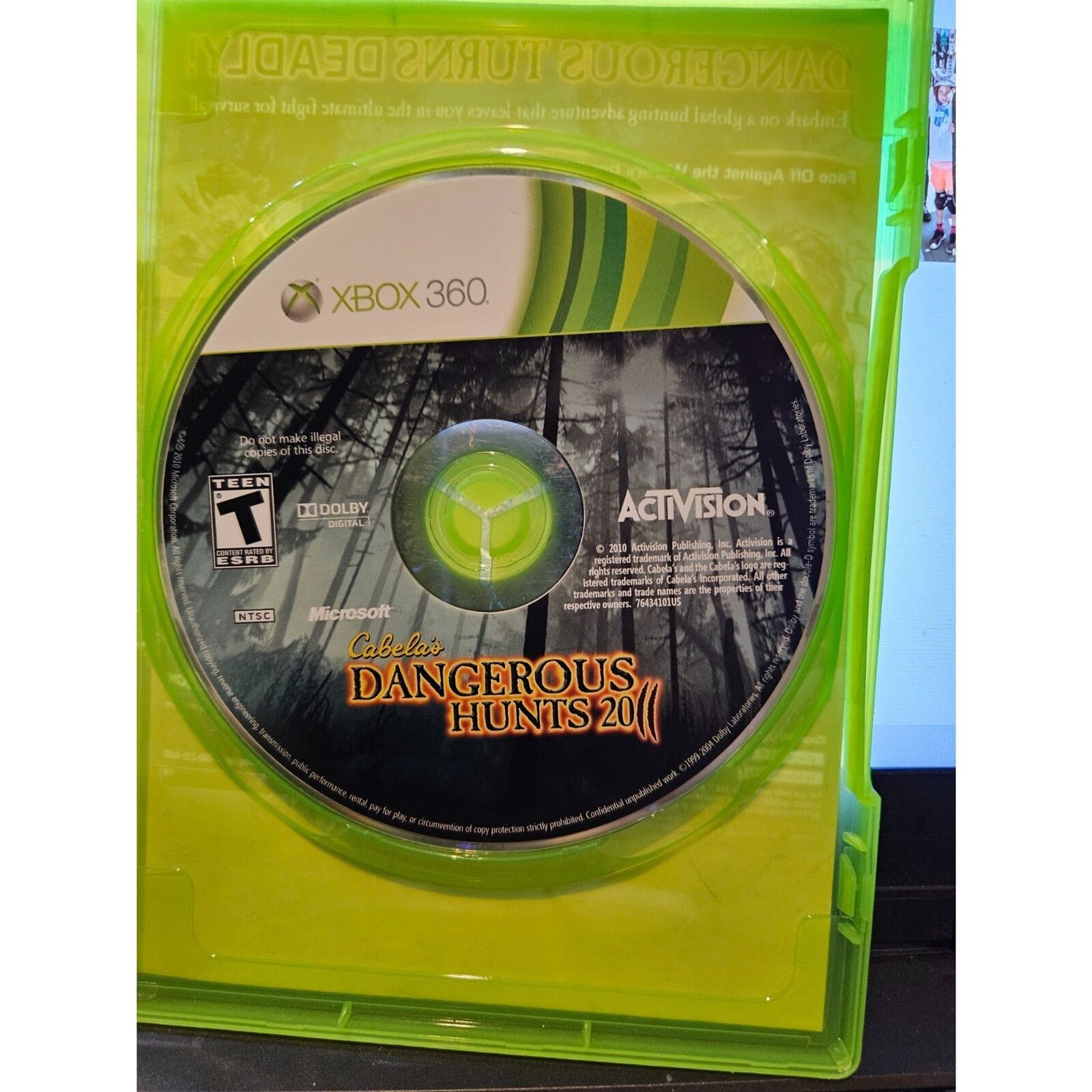 Cabela's Dangerous Hunts 2011 (XBOX 360). Tested. New Case.