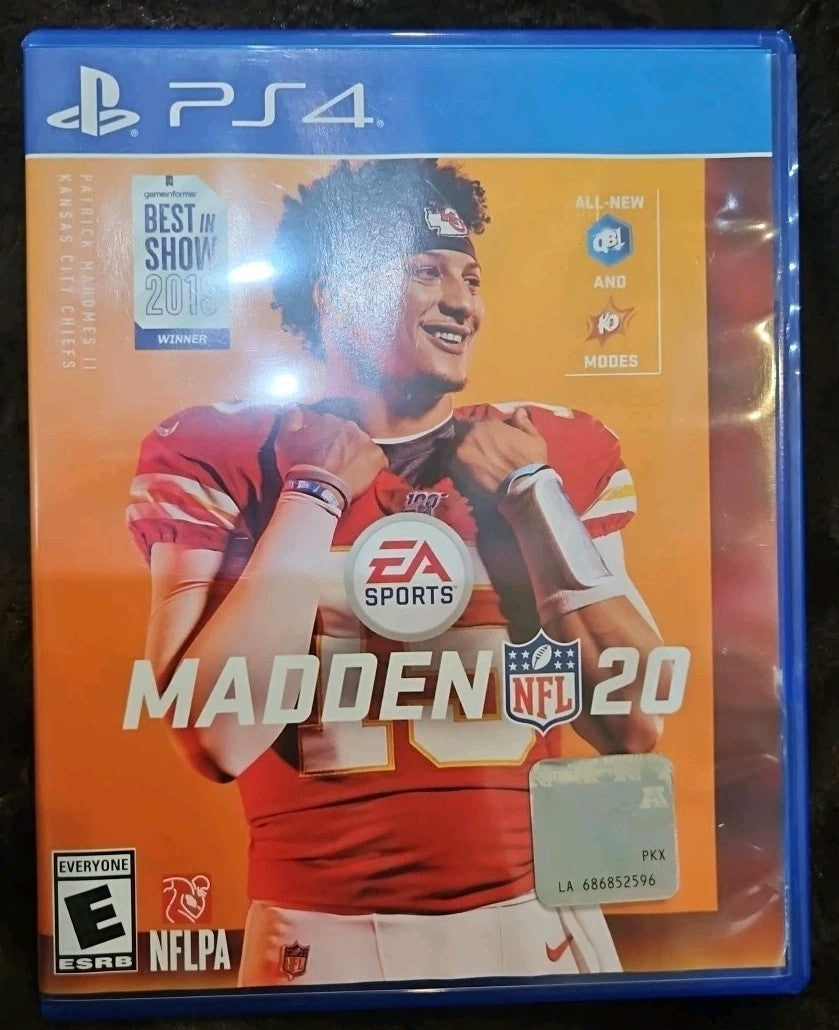 Madden NFL 20 - Sony PlayStation 4. No Game. Box Art And EMPTY Case.