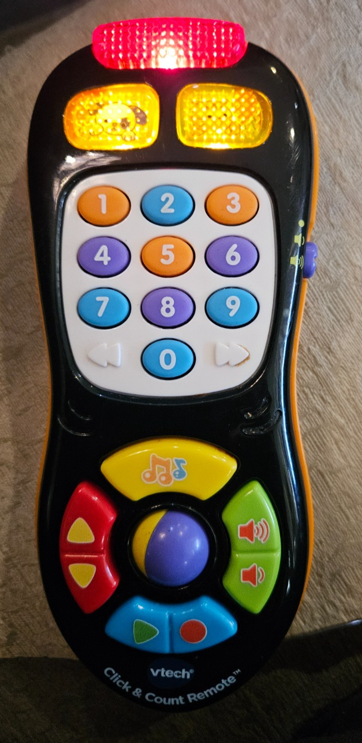 VTech Click and Count Remote Toy for Toddlers Electronic Learning Fun - Tested