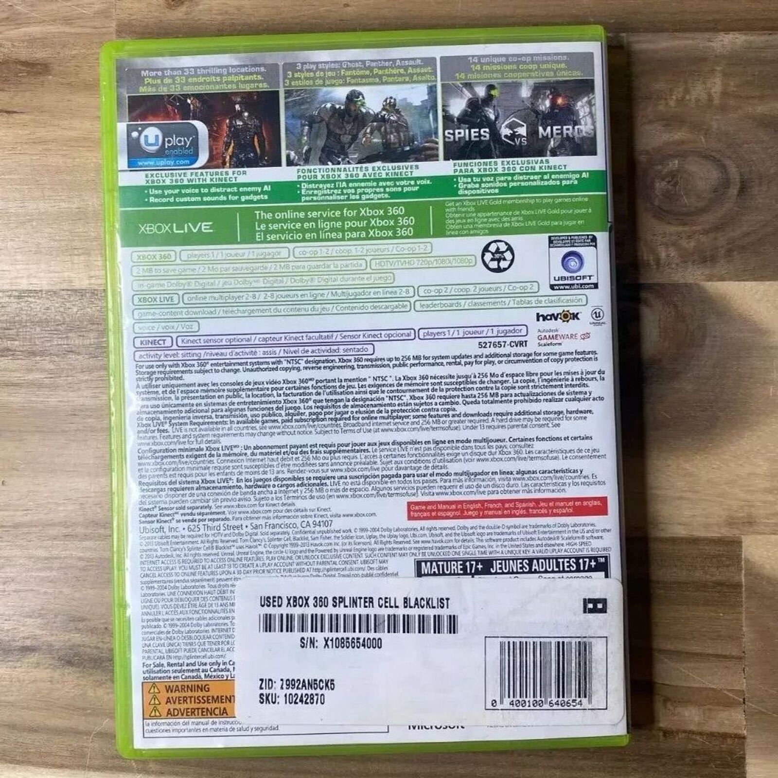 Tom Clancy's Splinter Cell Blacklist - Tested. New