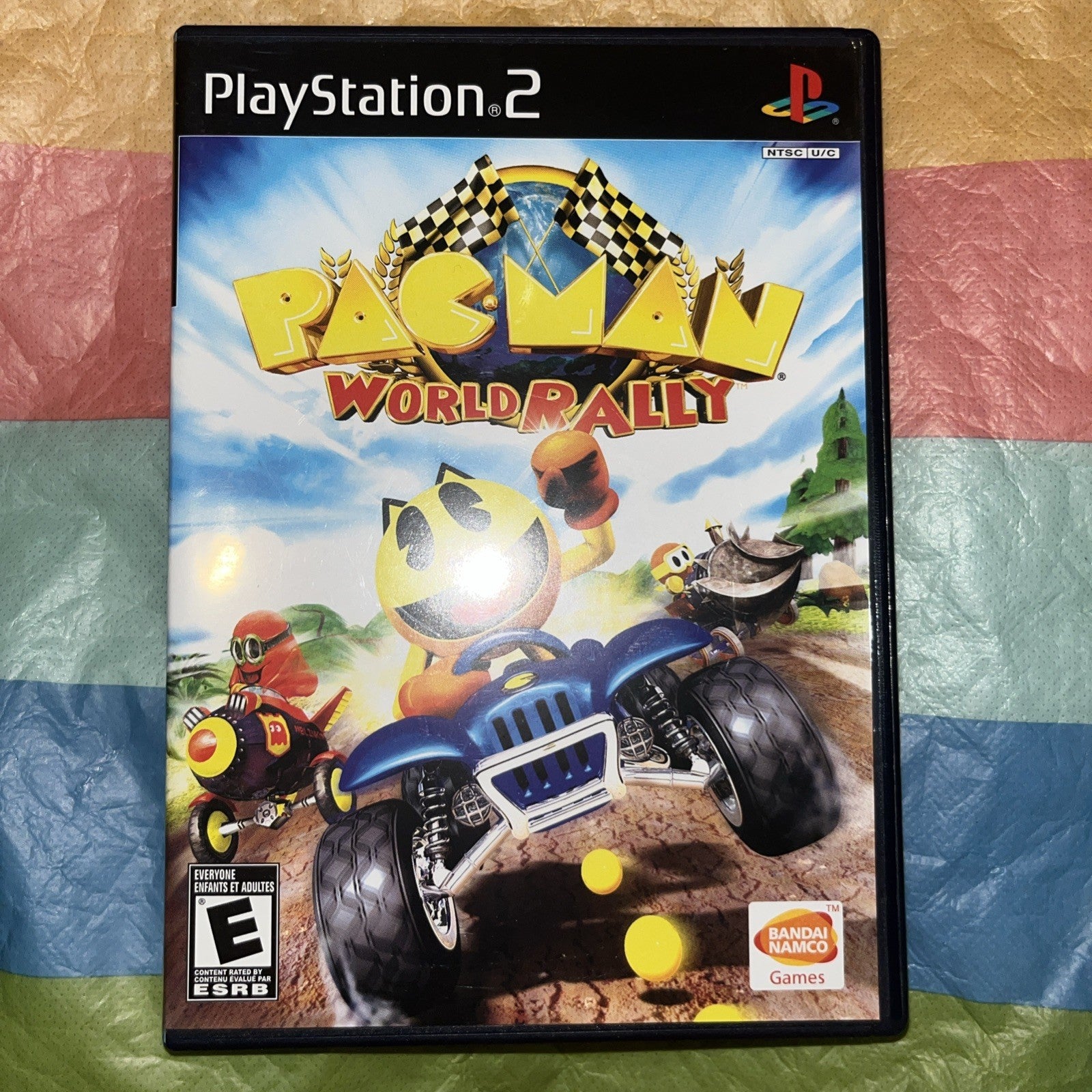 Pac-Man World 3 + PAC-Man World Rally Set  (PS2) Tested. Manuals +Original Cases