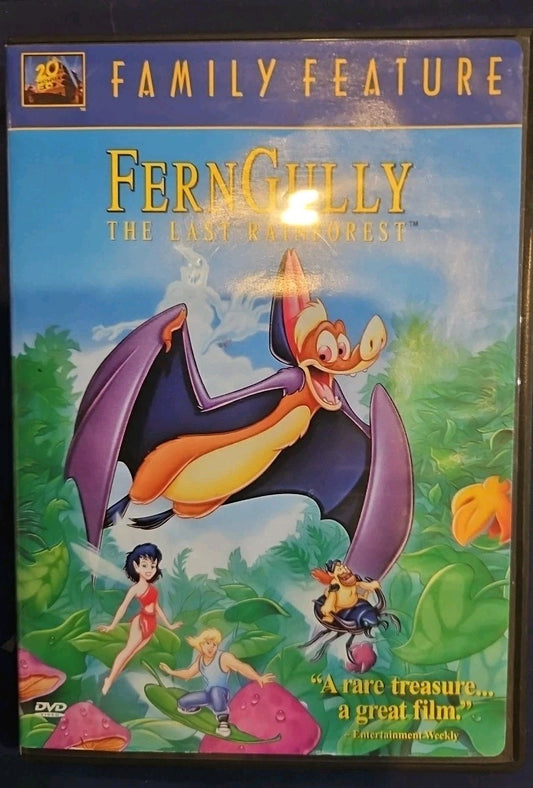 Ferngully: the Last Rainforest (DVD, 1992)