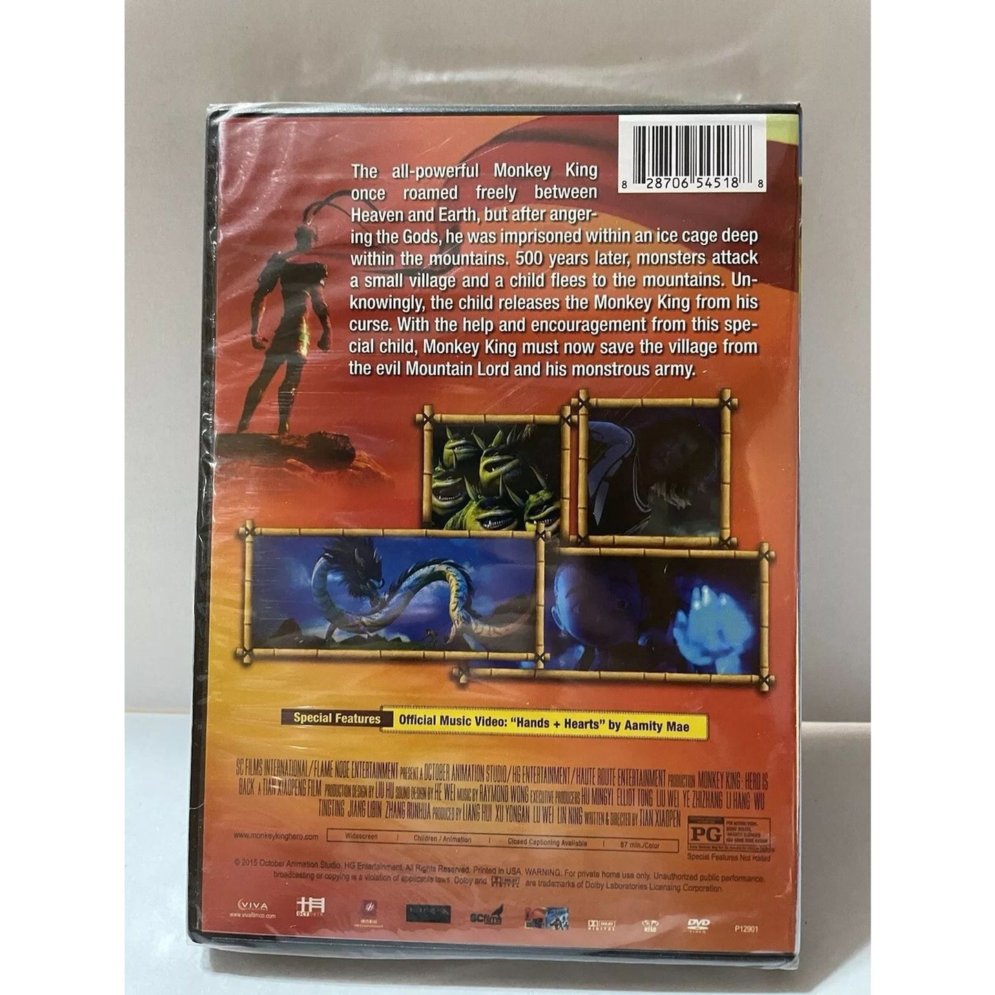 Monkey King Hero Is Back (DVD) Factory Sealed 