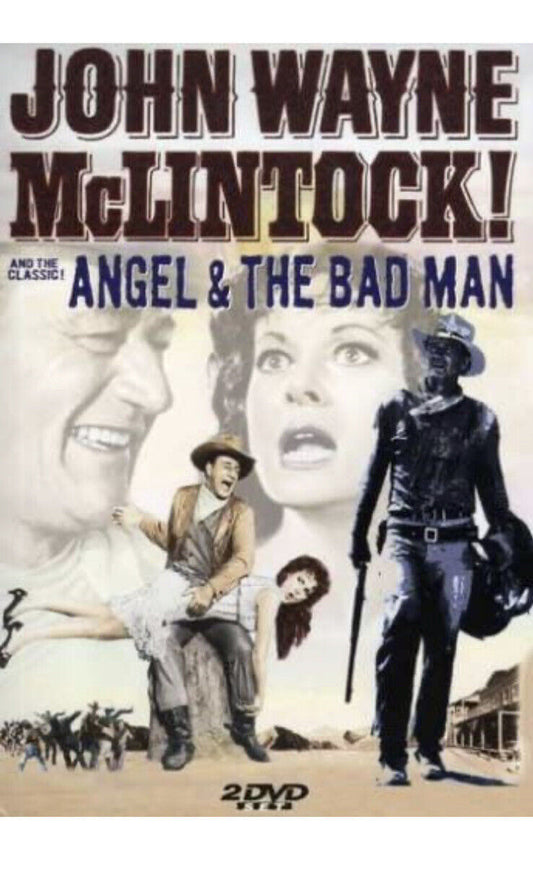 New Sealed McLintock! & Angel and The Bad Man DVD Set John Wayne