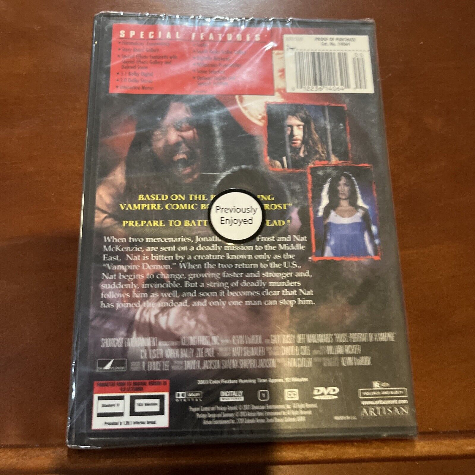 Frost (DVD, 2003) Letterbox Gary Busey Jeff Manzanares