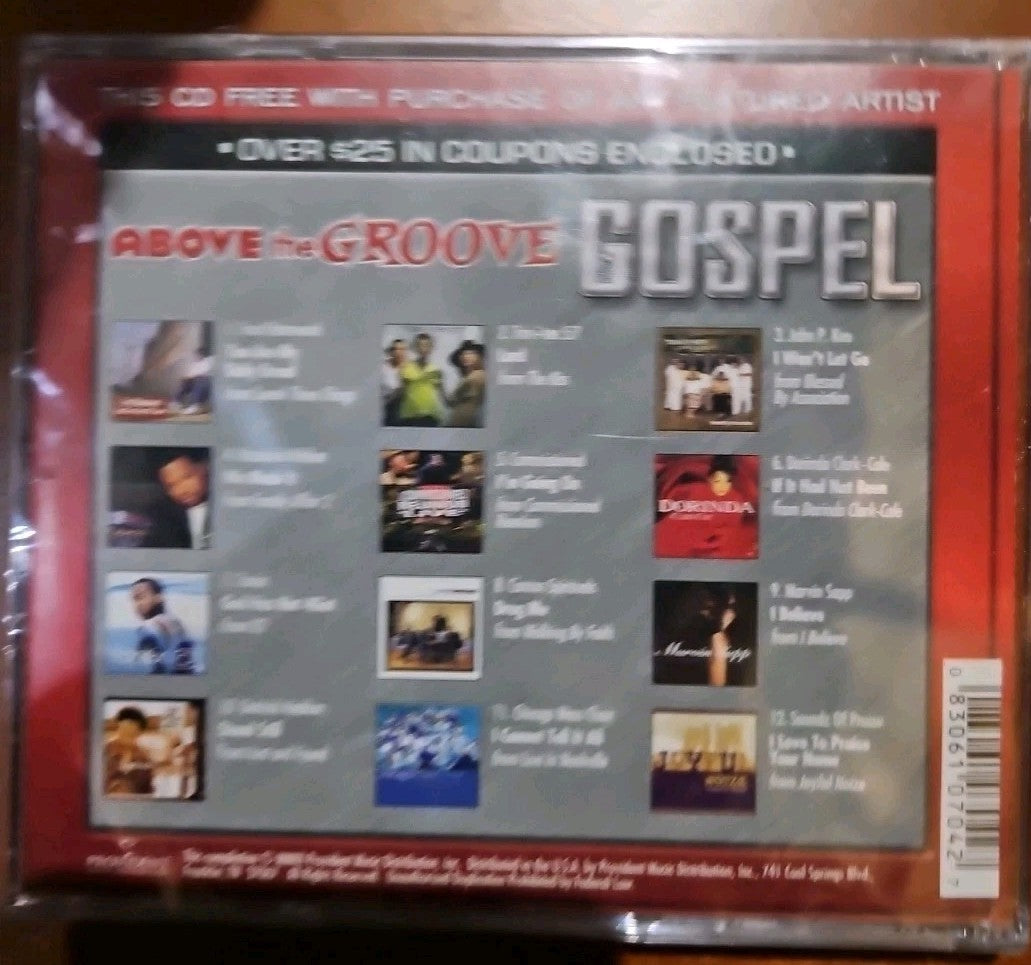 VA-Above The Groove Gospel CD Fred Hammond/Commissioned/Chicago Mass Choir (NEW)