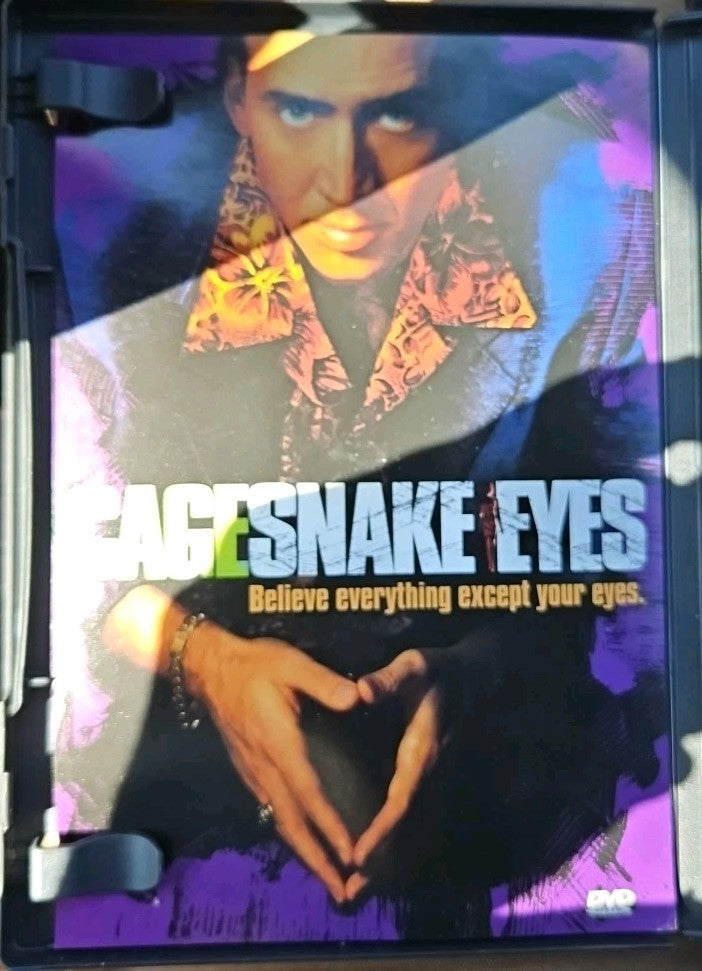 Snake Eyes (DVD, 1998) Tested. New Case