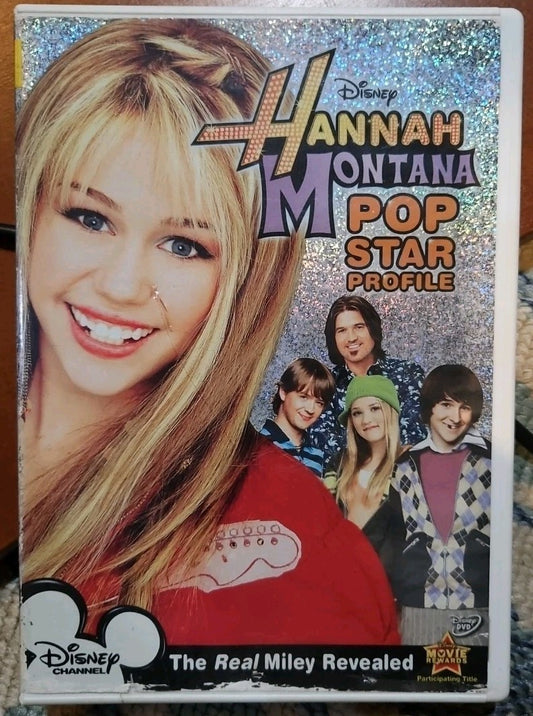 Hannah Montana: Pop Star Profile (DVD) Tested.No Scratches. New Case