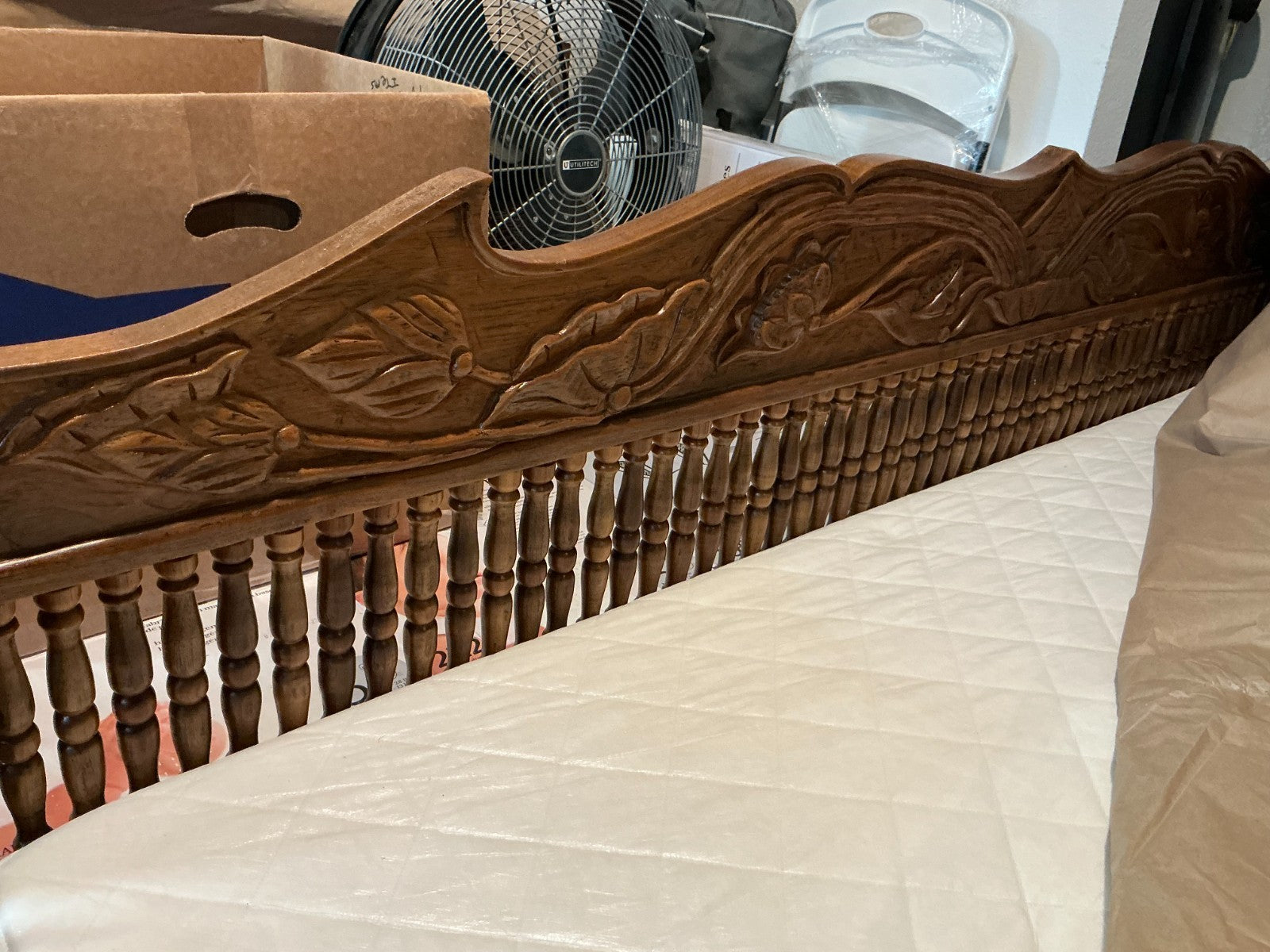 Teak Twin Daybed from Thailand Hand Carved