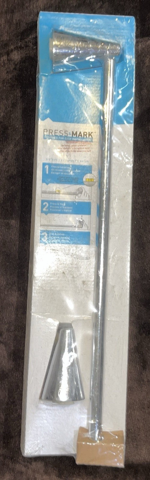 Moen Kasey 18" Wall Mount Single Towel Hanger Bar, Chrome