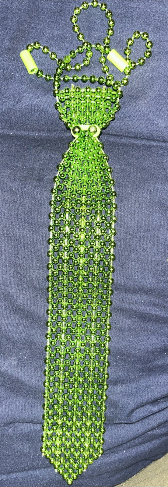 🍀Saint Patrick’s Day Beaded Green Tie Necklace 🍀