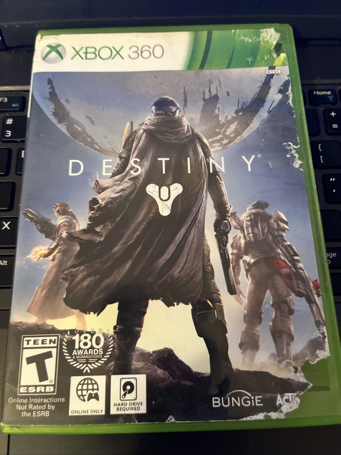 Destiny - Xbox 360.  New Case.  Damaged Artwork.  Tested.  No Scratches.