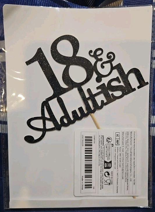 18 & Adultish Cake, Desert, Plant Decoration