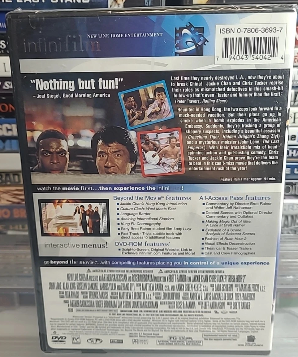 Rush Hour 2 (DVD, 2001) Tested