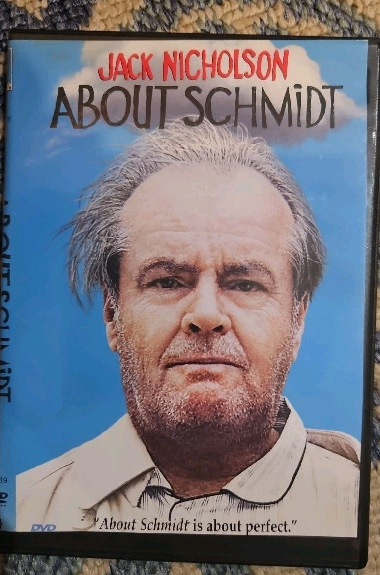 About Schmidt (DVD, 2002) Tested. Slim Case.  Cropped Artwork