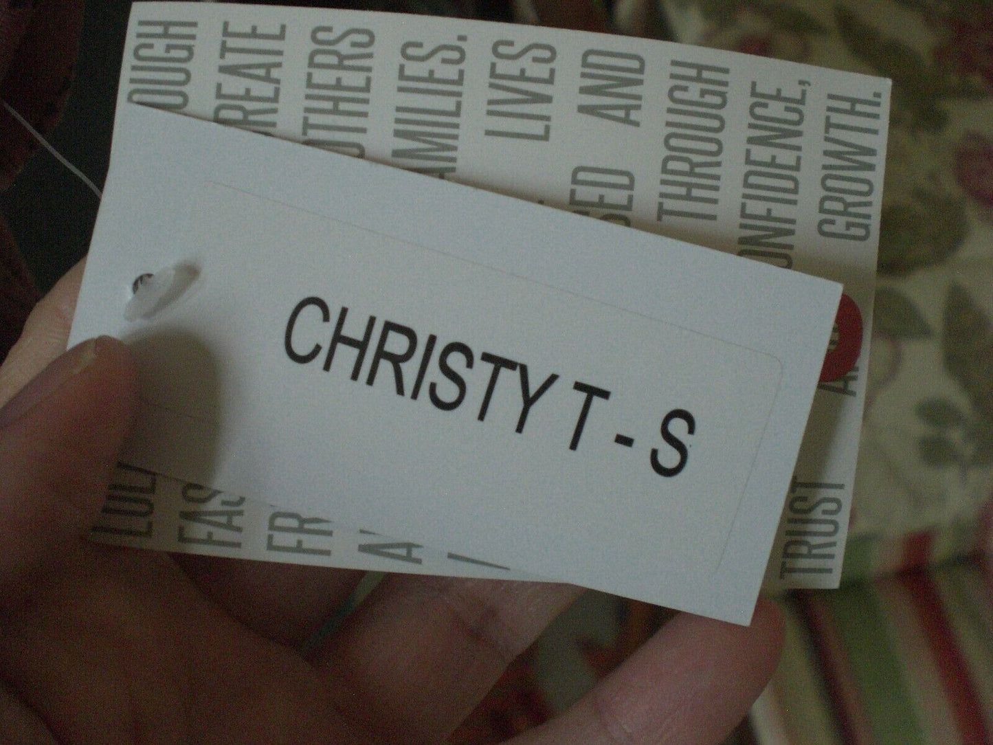 NWT LuLaRoe Christy T Blouse Shirt Top SMALL Floral Mauve