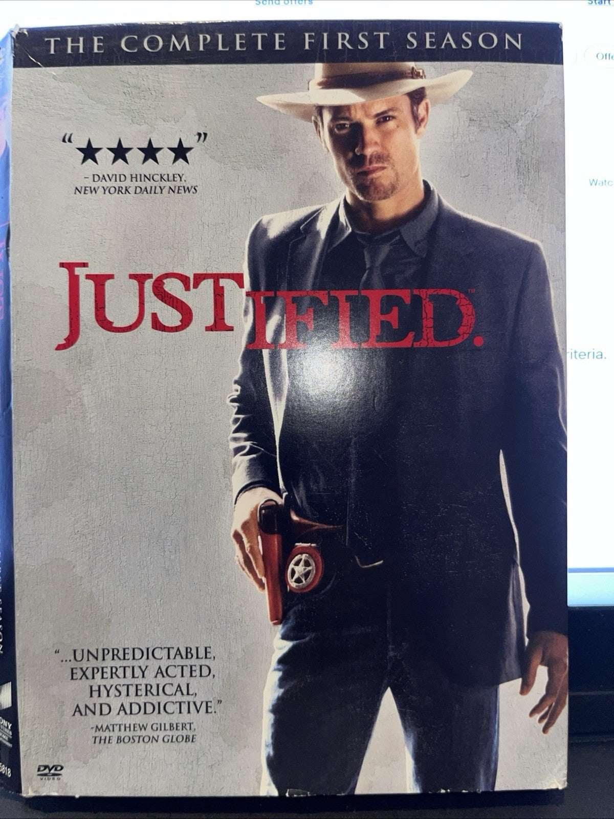 Justified: Season 1 Disc 3 ONLY.   (DVD, 2010). Missing All Discs Except Disc 3