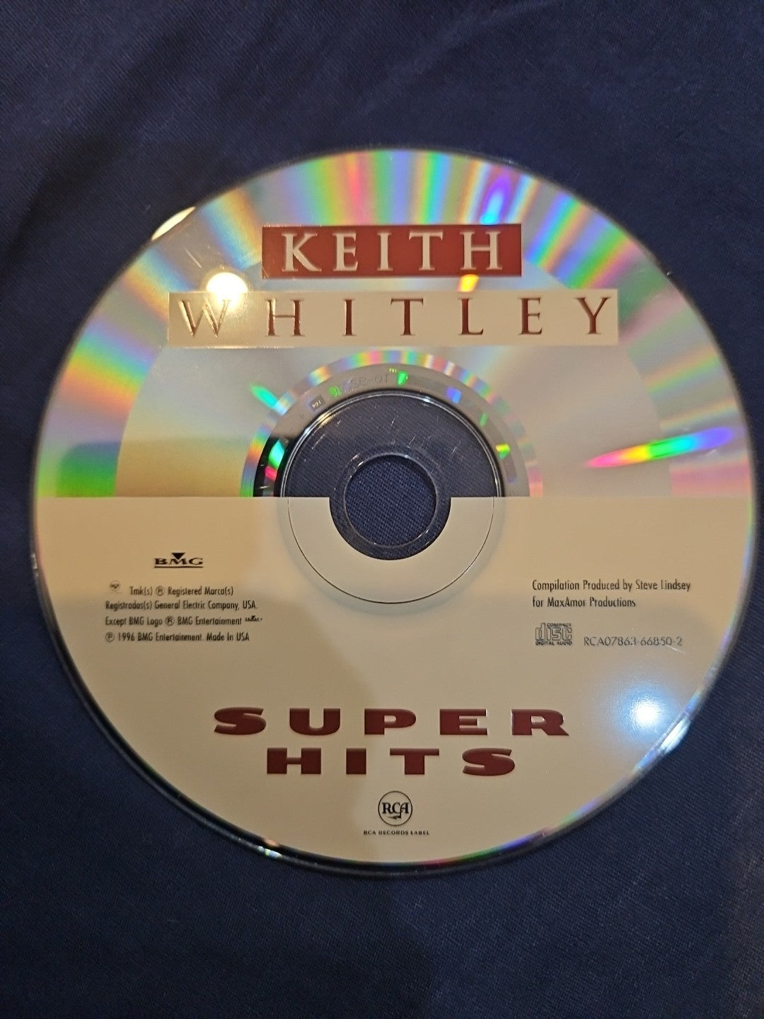 Keith Whitley Super Hits (CD) DISC ONLY