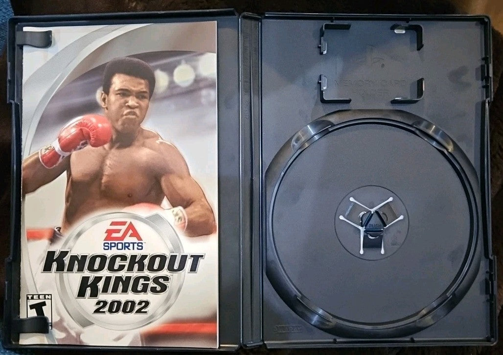 Knockout Kings 2002 (PS2) No Game. Case + Artwork + Manual