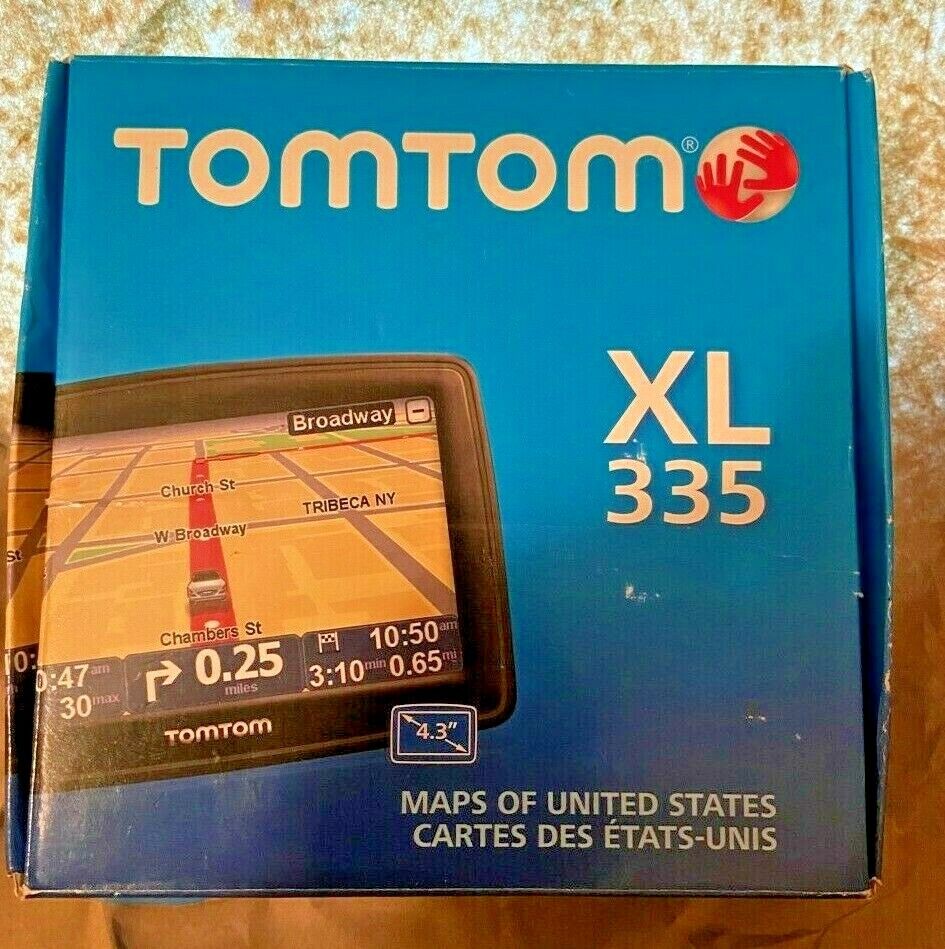 TomTom XL 4ET03 w/ Mount Kit / Car Charger / Data Cable / Manual / Case - Bundle