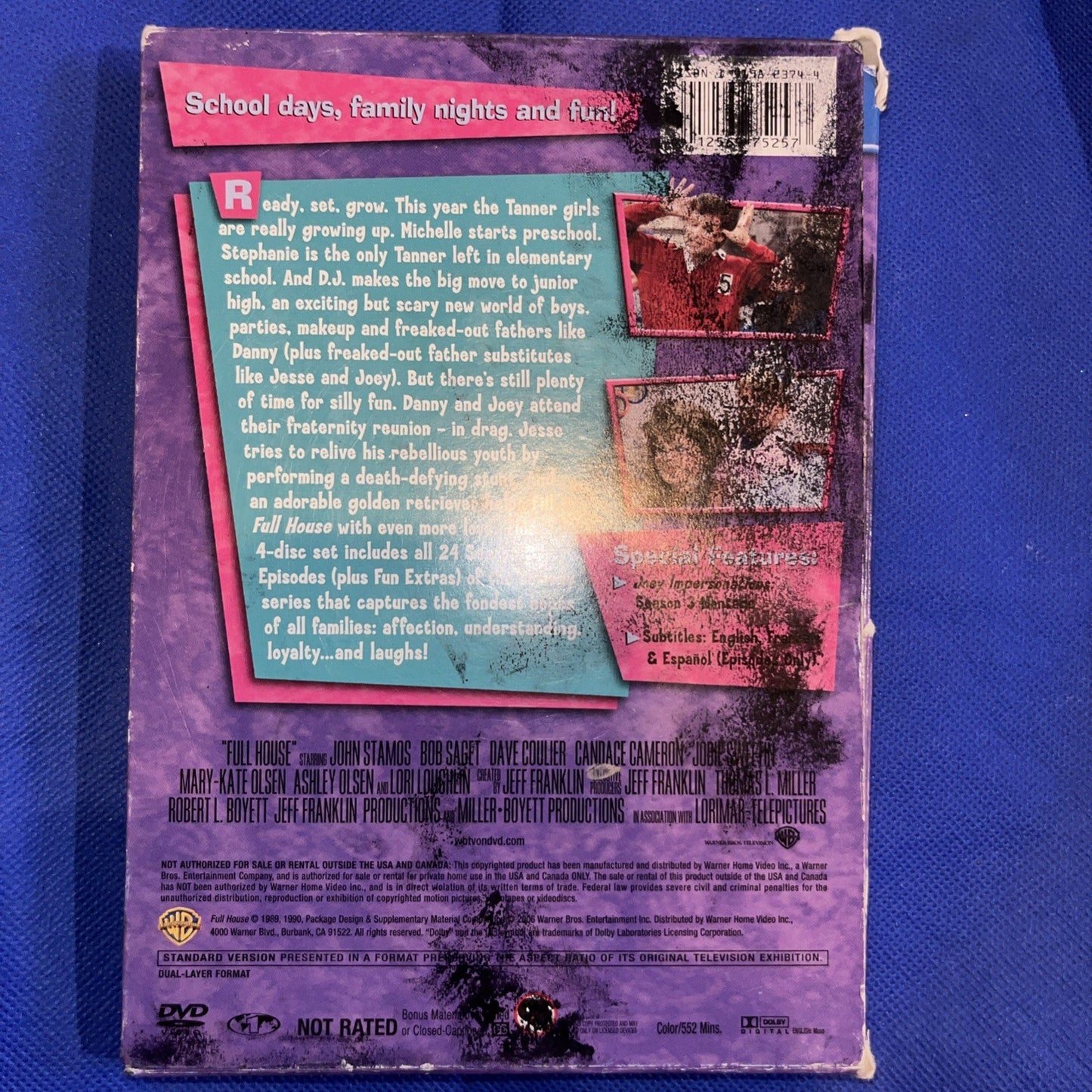 Full House: the Complete Third Season (DVD, 1989) Tested