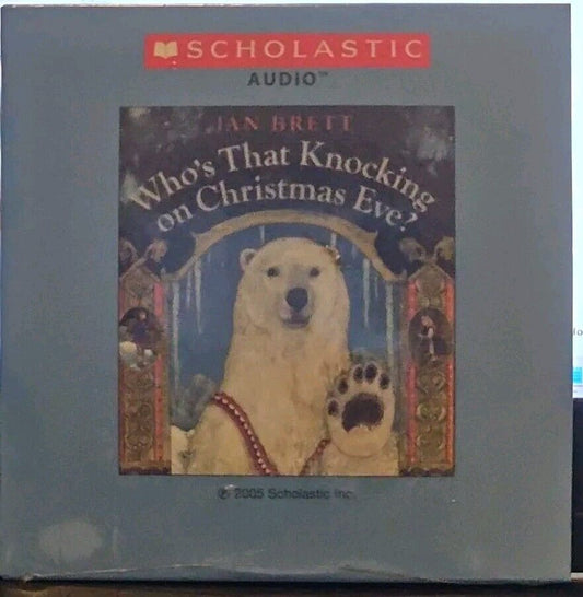Scholastic Who's that knocking on Christmas Eve? Audio CD 2005 New Sealed-KIDS!!