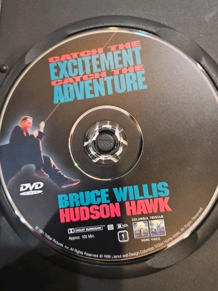 Hudson Hawk (DVD, 1999) Tested slim case cropped artwork.