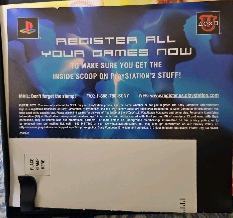 Play 2 (PS2) Required Eyetoy. Mint. Tested. w/Manual