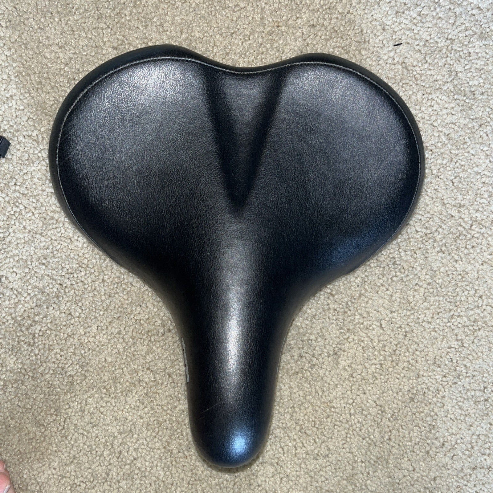 Cruiser Saddle Bike Seat Comfort Foam Black - Max Padding by Charge Spoon