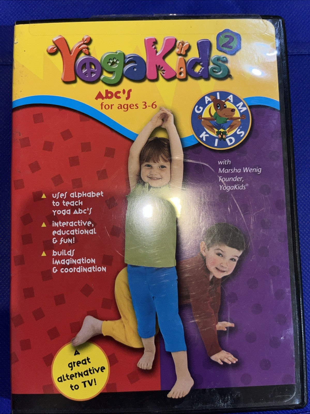 Gaiam Kids: Yogakids 2 (3-6) Abcs (DVD, 2004)