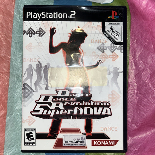 Dance Dance Revolution SuperNova (PS2) Tested. Requires Eyetoy Not Included