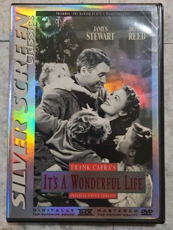 Its a Wonderful Life (DVD, 1998, Uncut Silver Screen Classics Sensormatic...
