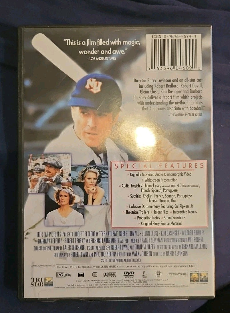 The Natural (DVD, 1984)