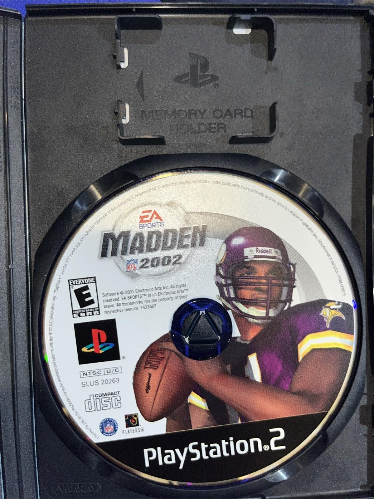Madden 2002 Football (PS2)  Original Case + Manual + Reg + Tested Disc