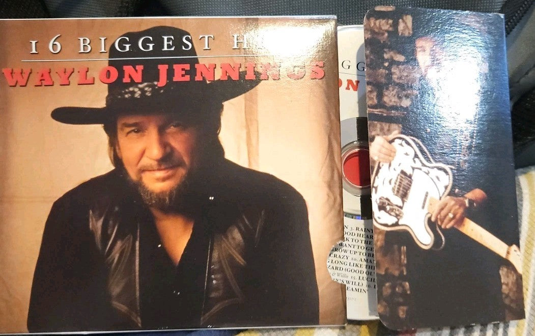 16 Biggest Hits by Waylon Jennings (CD, 2009) Tested. No Scratches