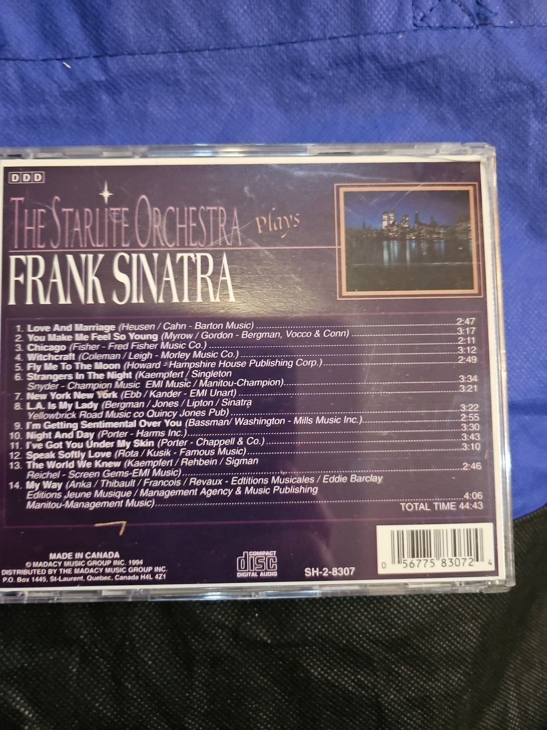 Plays Frank Sinatra - Audio CD By Starlite Orchestra 