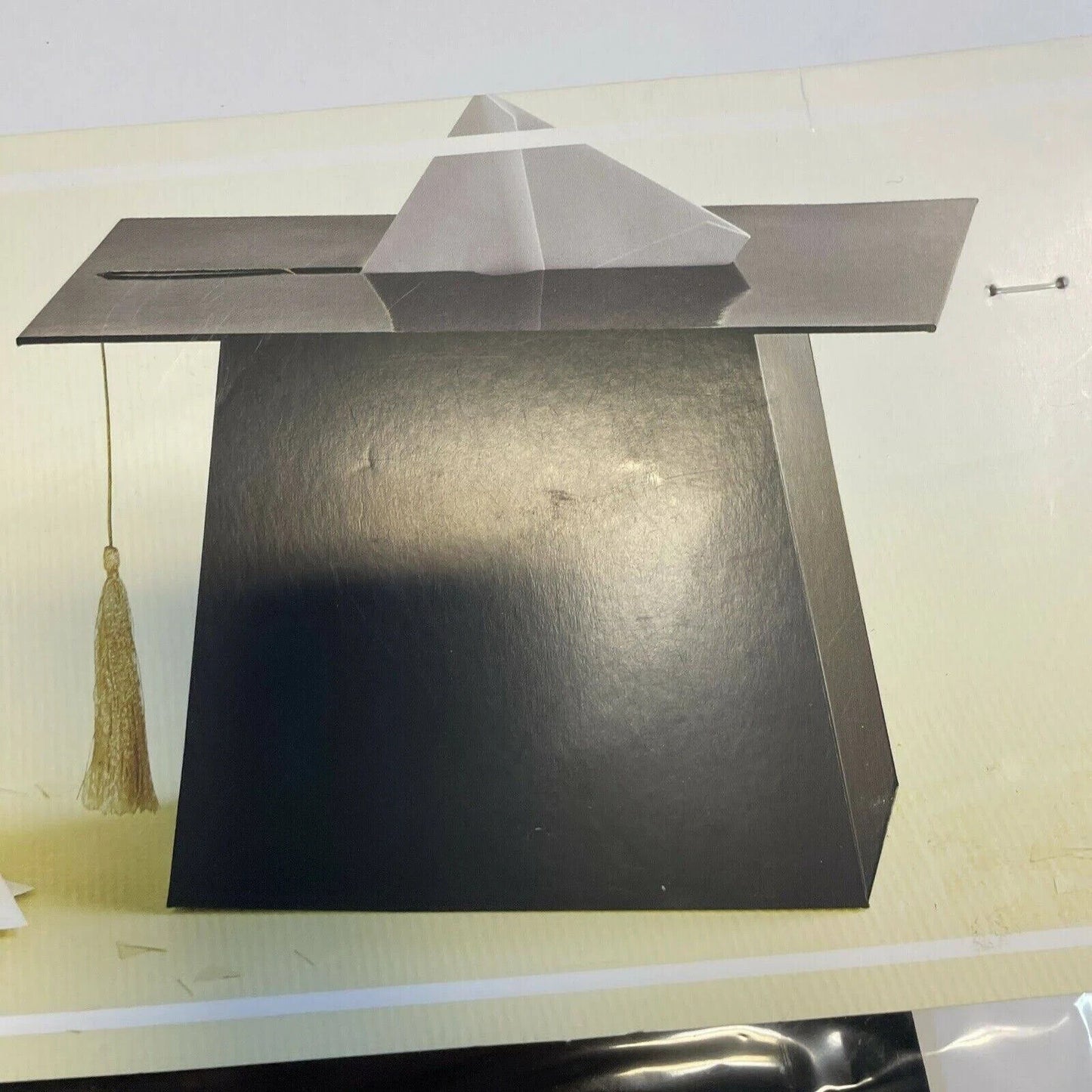 Spritz Graduation Card box with Gold Tassel - New & Sealed - Black 712