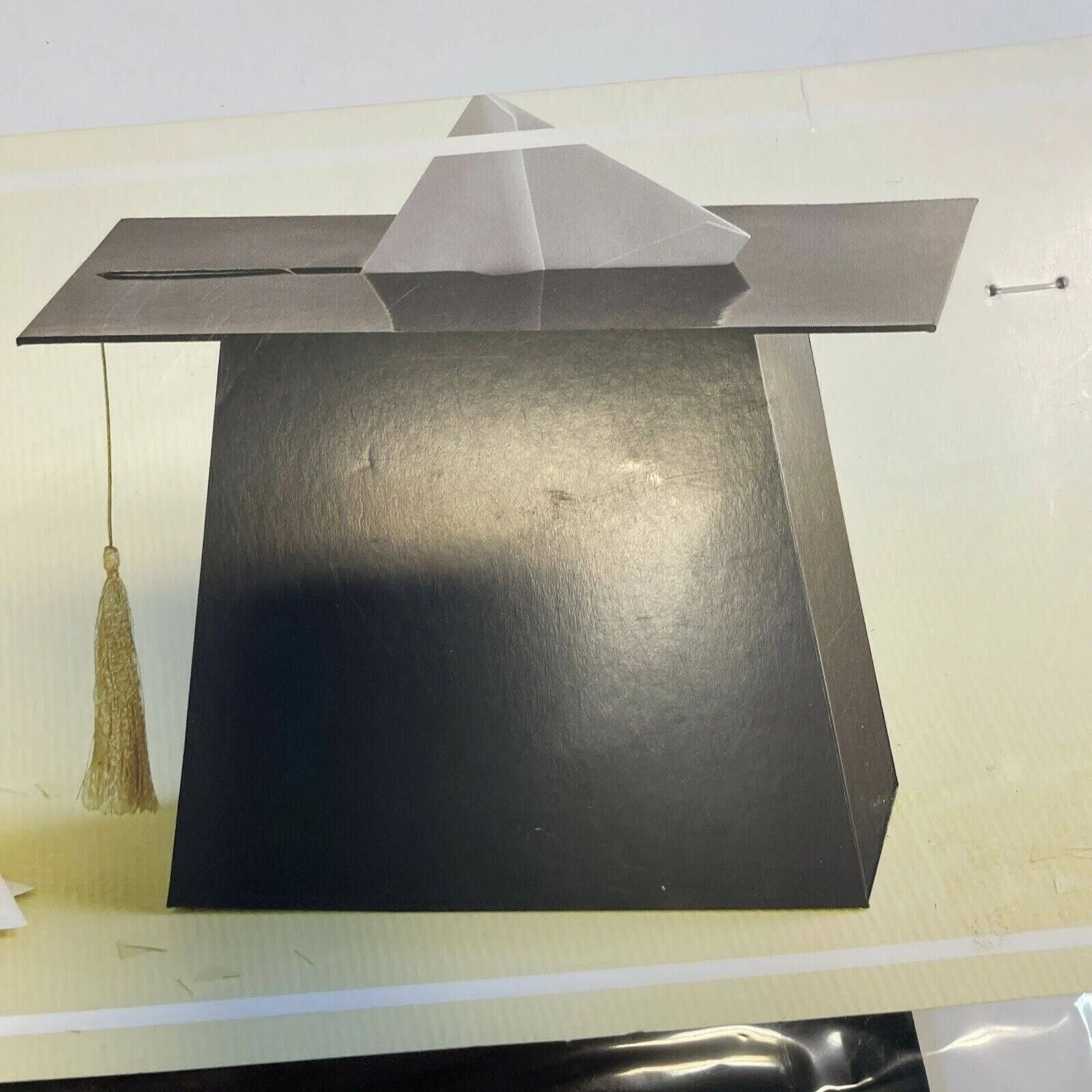 Spritz Graduation Card box with Gold Tassel - New & Sealed - Black 712