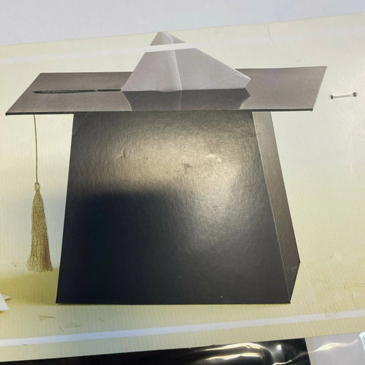 Spritz Graduation Card box with Gold Tassel - New & Sealed - Black 712