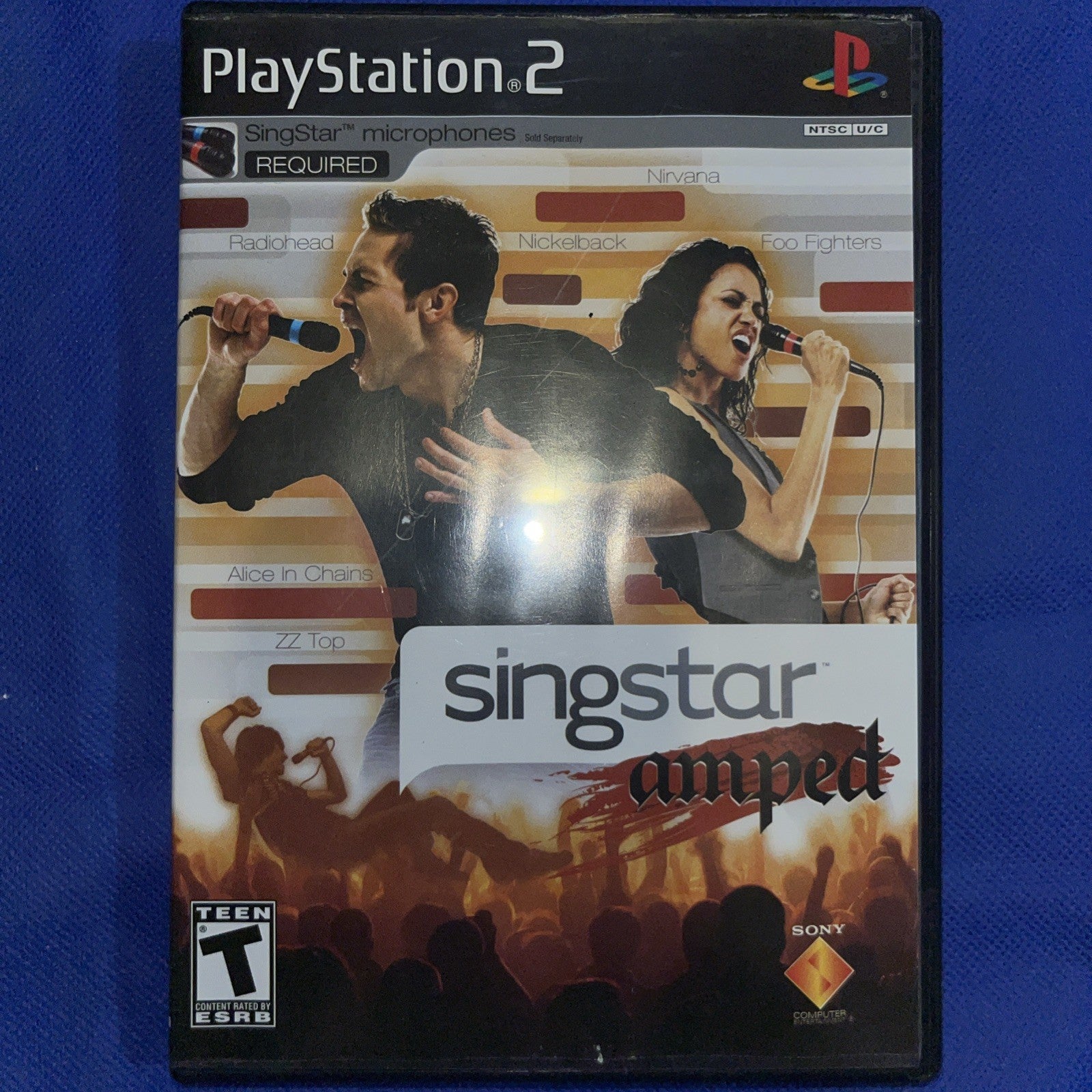 Singstar Amped (PS2) Mint. Tested. No Scratches. New Case. Resealed