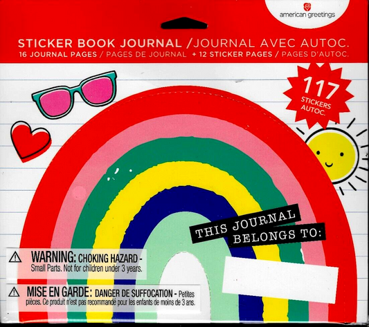 American Greetings Sticker Book Journal