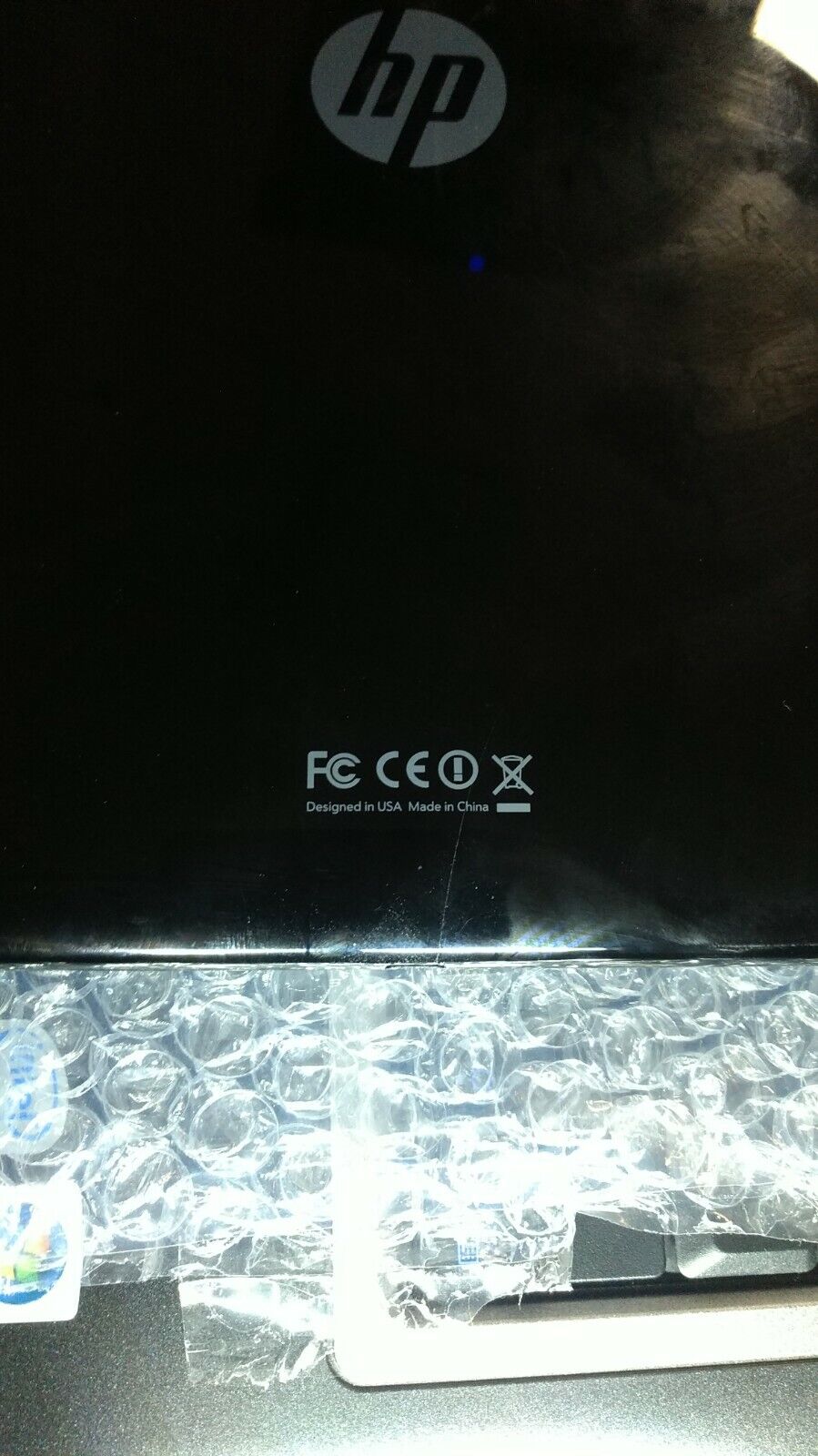 HP Tablet (Unknown Model) 9.5" Screen 11" Overall !! For Parts Only !!