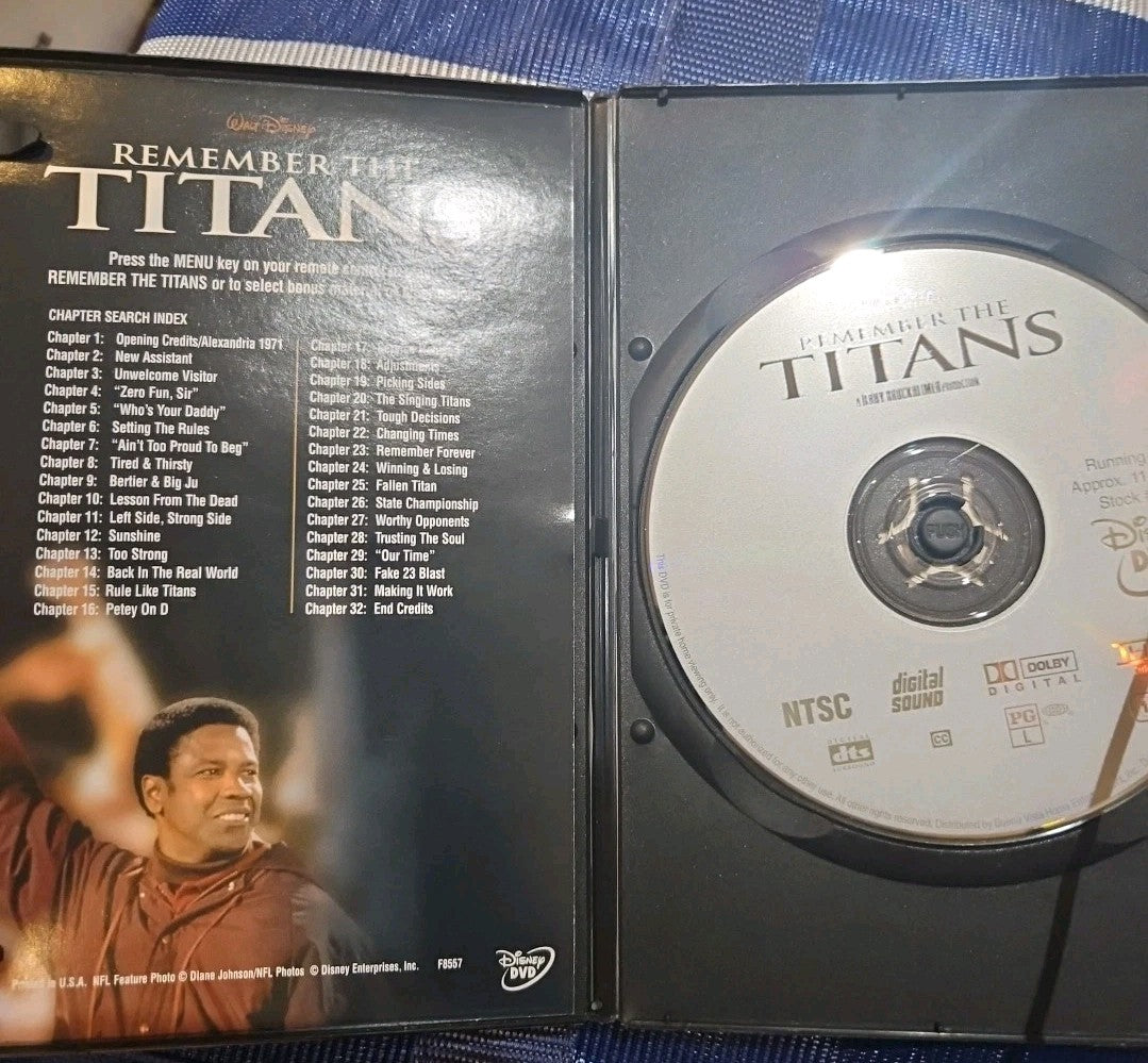 Remember the Titans (DVD, 2001, Full Frame Version)