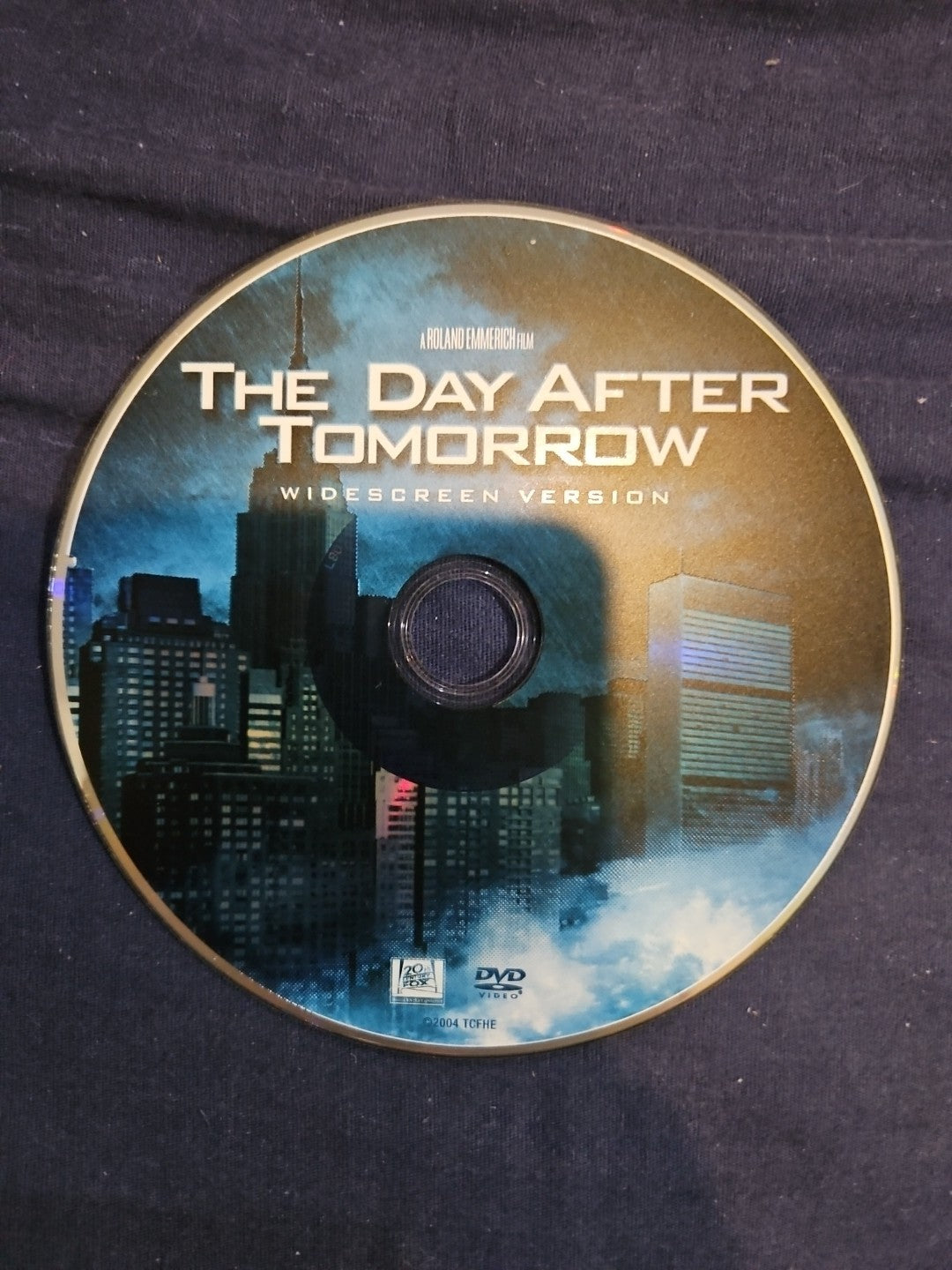 The Day After Tomorow Widescreen (DVD)  Disc Only