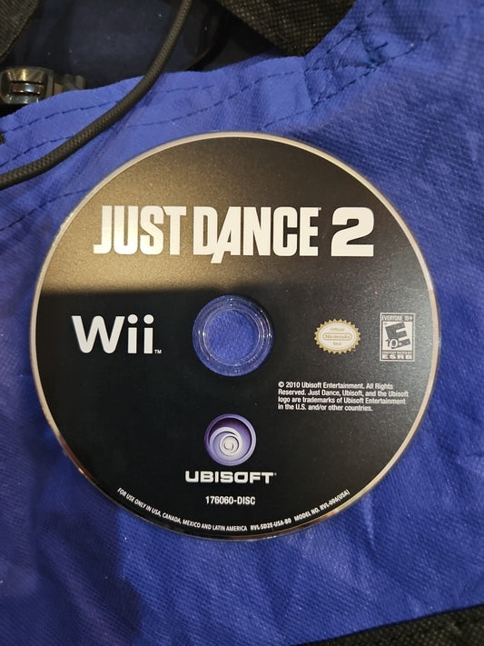 Just Dance 2 (Nintendo Wii, 2010) Disc Only