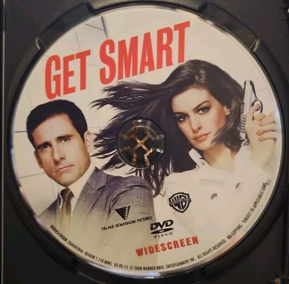 Get Smart (DVD, 2008) Damaged Artwork. Tested